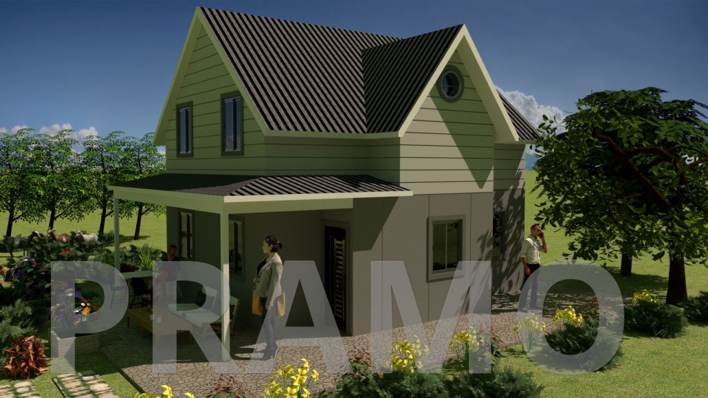 101 M2 ÇİFT KATLI ÇELİK EV