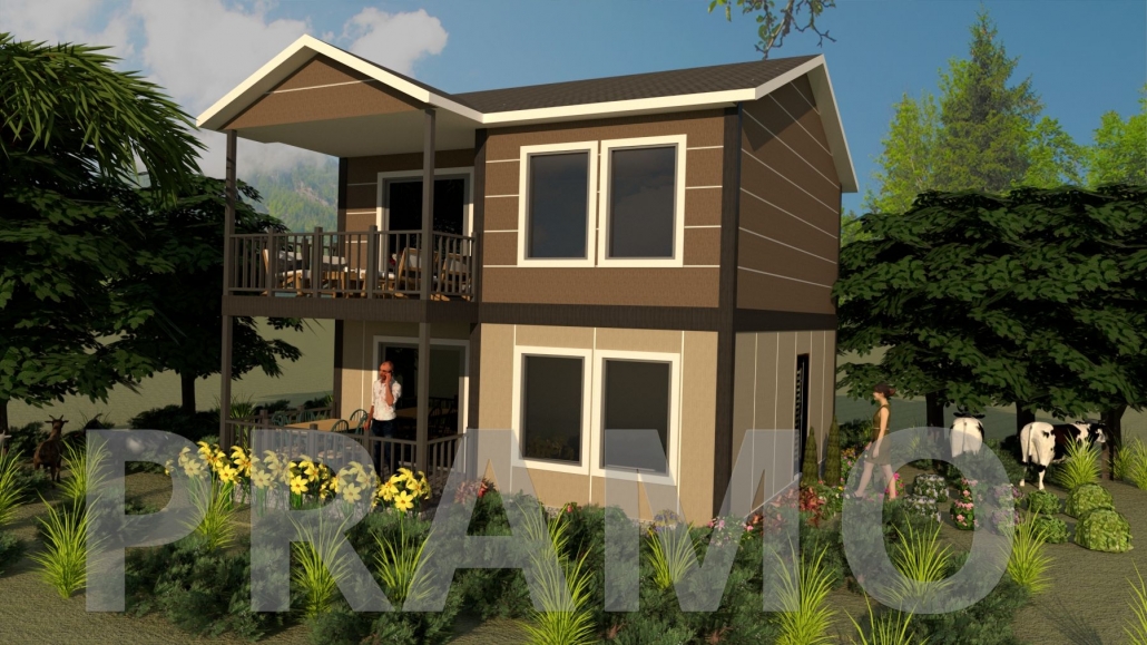 122 M2 ÇİFT KATLI ÇELİK EV