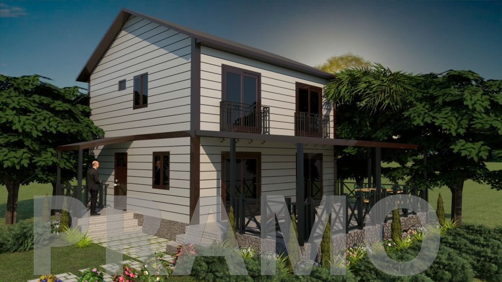 156 M2 ÇİFT KATLI ÇELİK EV