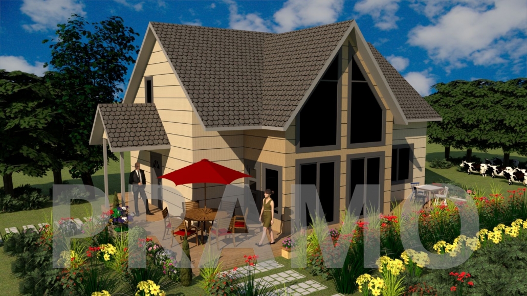 160 M2 ÇİFT KATLI ÇELİK EV