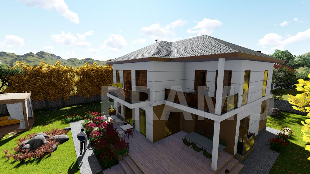 300 M2 ÇİFT KATLI ÇELİK EV
