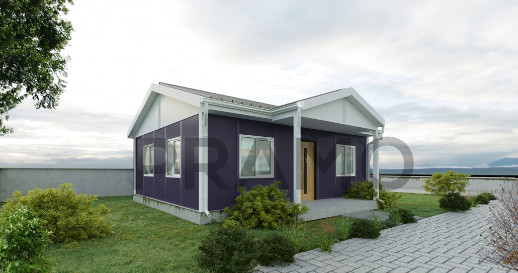 40 M2 Tek Katlı Prefabri̇k Ev