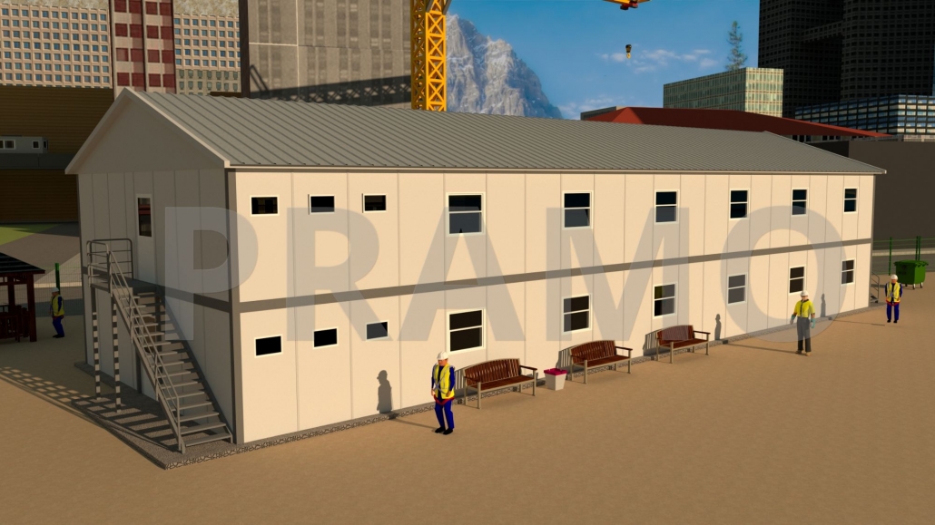 510 M2 ÇİFT KATLI YATAKHANE BİNASI