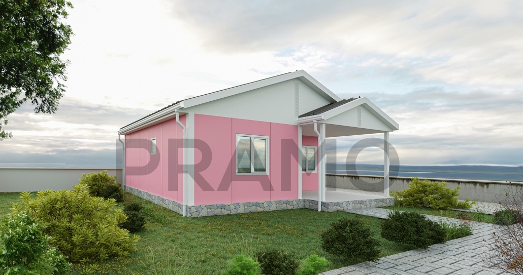 60 M2 Tek Katlı Prefabri̇k Ev