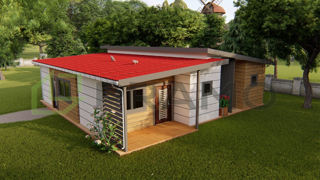 135 M2 TEK KATLI ÇELİK EV