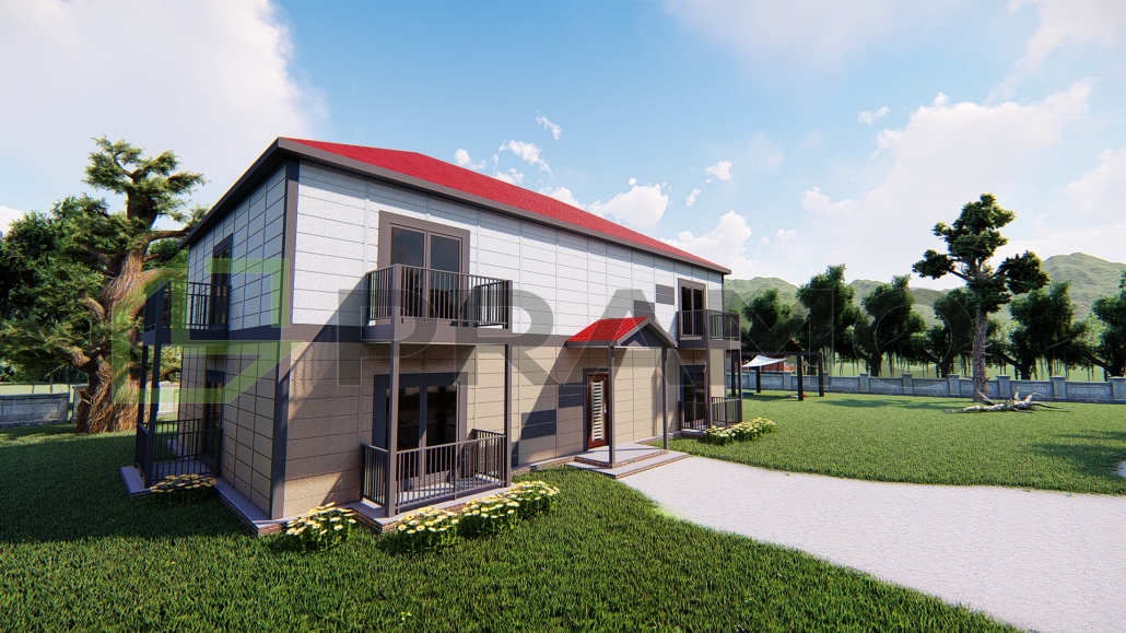 362 M2 ÇİFT KATLI ÇELİK EV