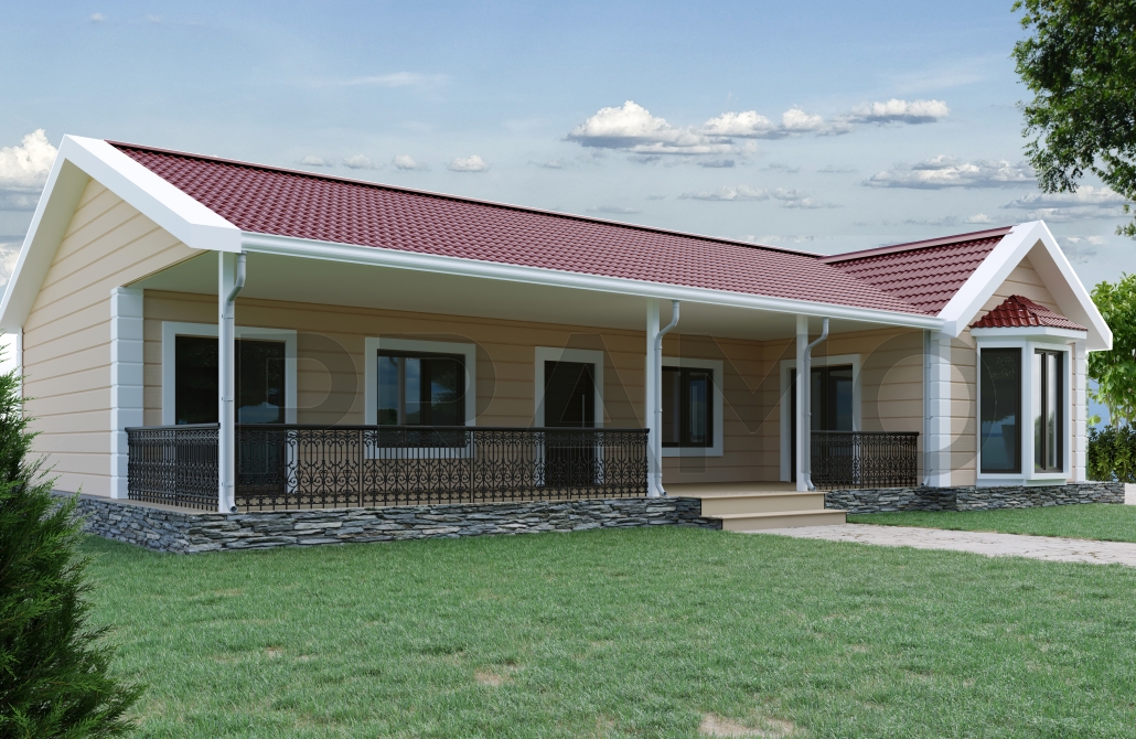 160 M2 TEK KATLI ÇELİK BİNA