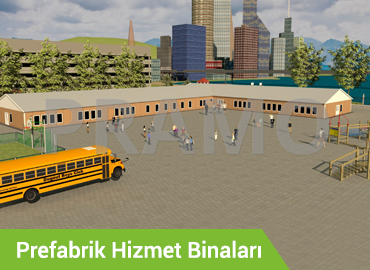 Prefabrik Hizmet Binaları