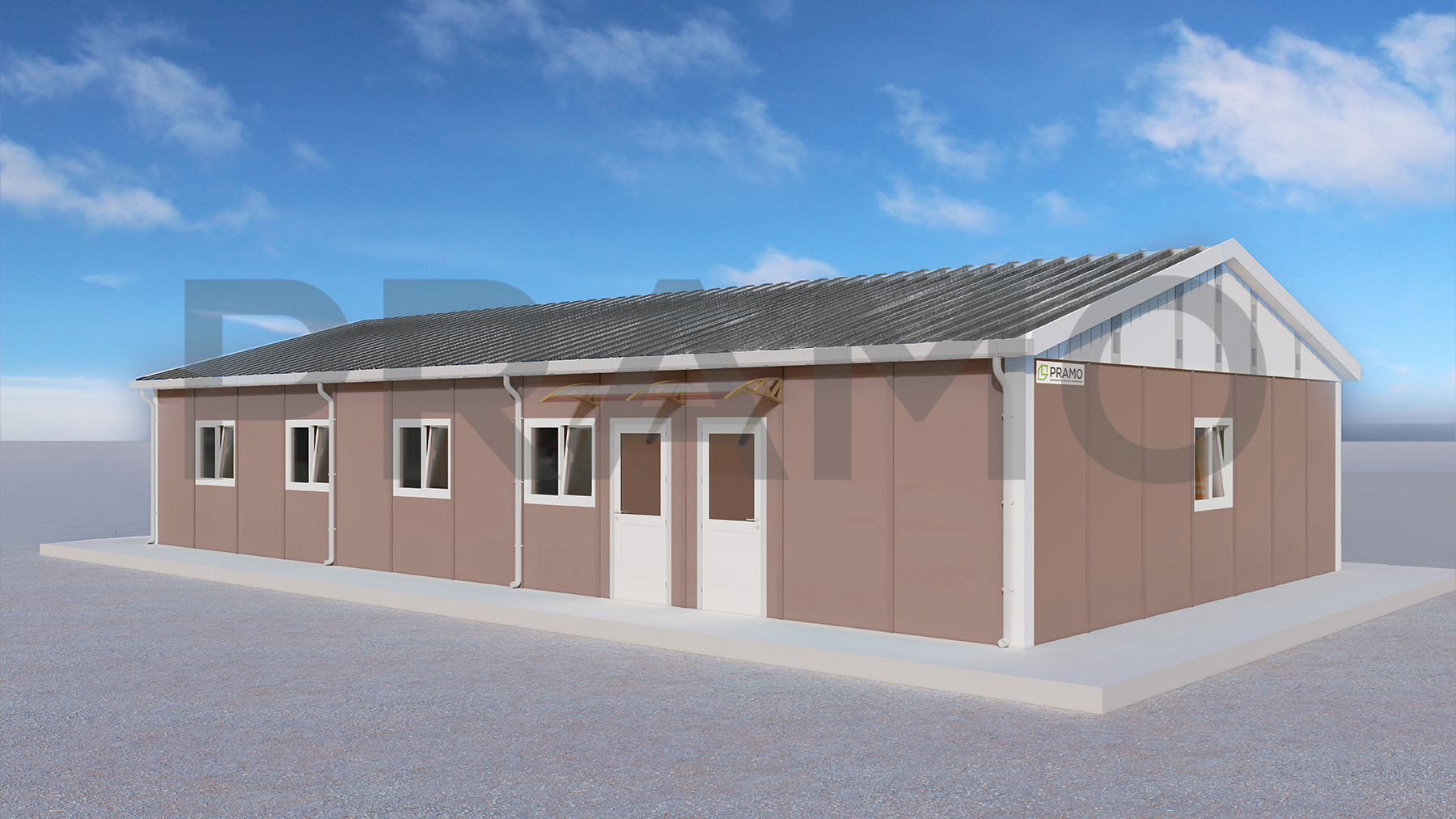 136m² PREFABRİK YEMEKHANE