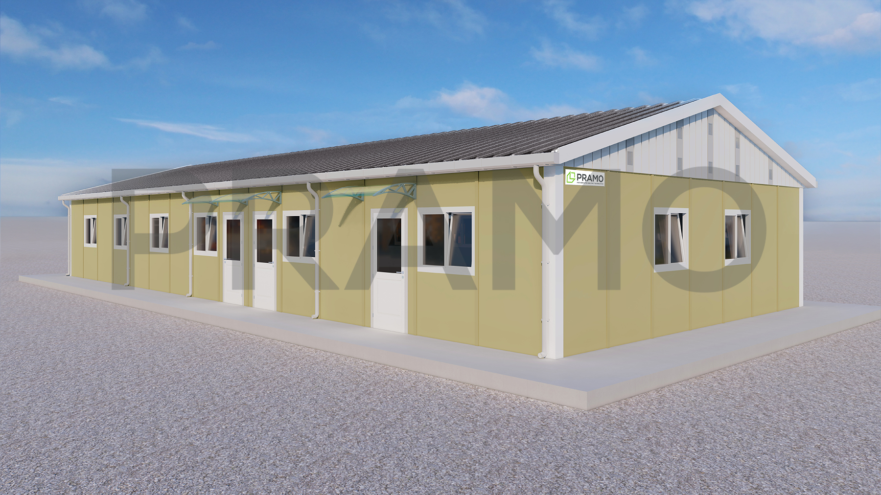 170m² PREFABRİK YEMEKHANE