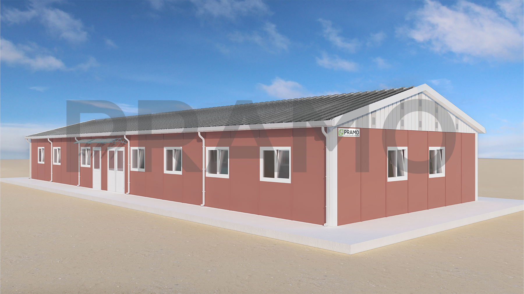 204m² PREFABRİK YEMEKHANE