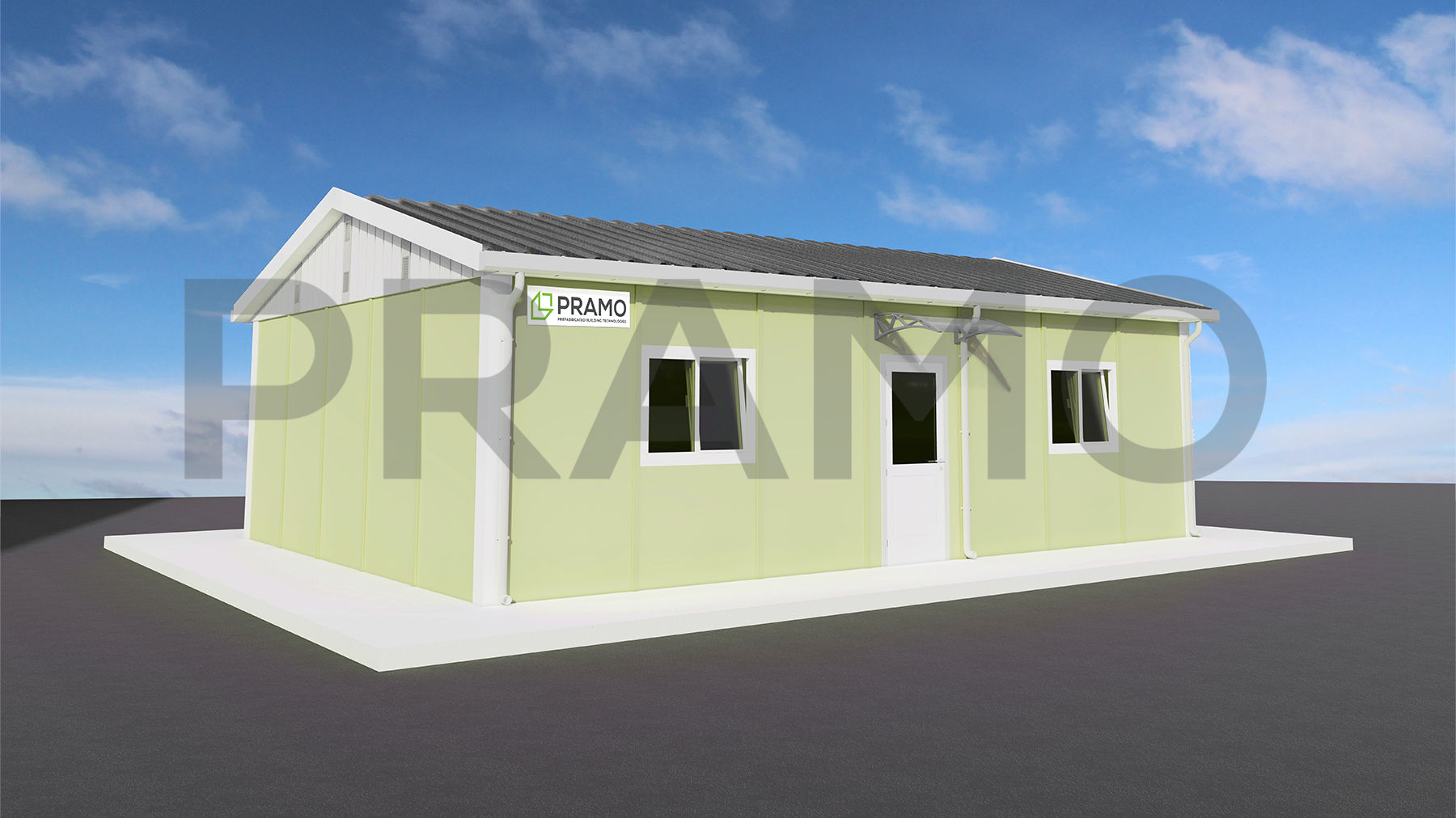 58m² PREFABRİK OFİS