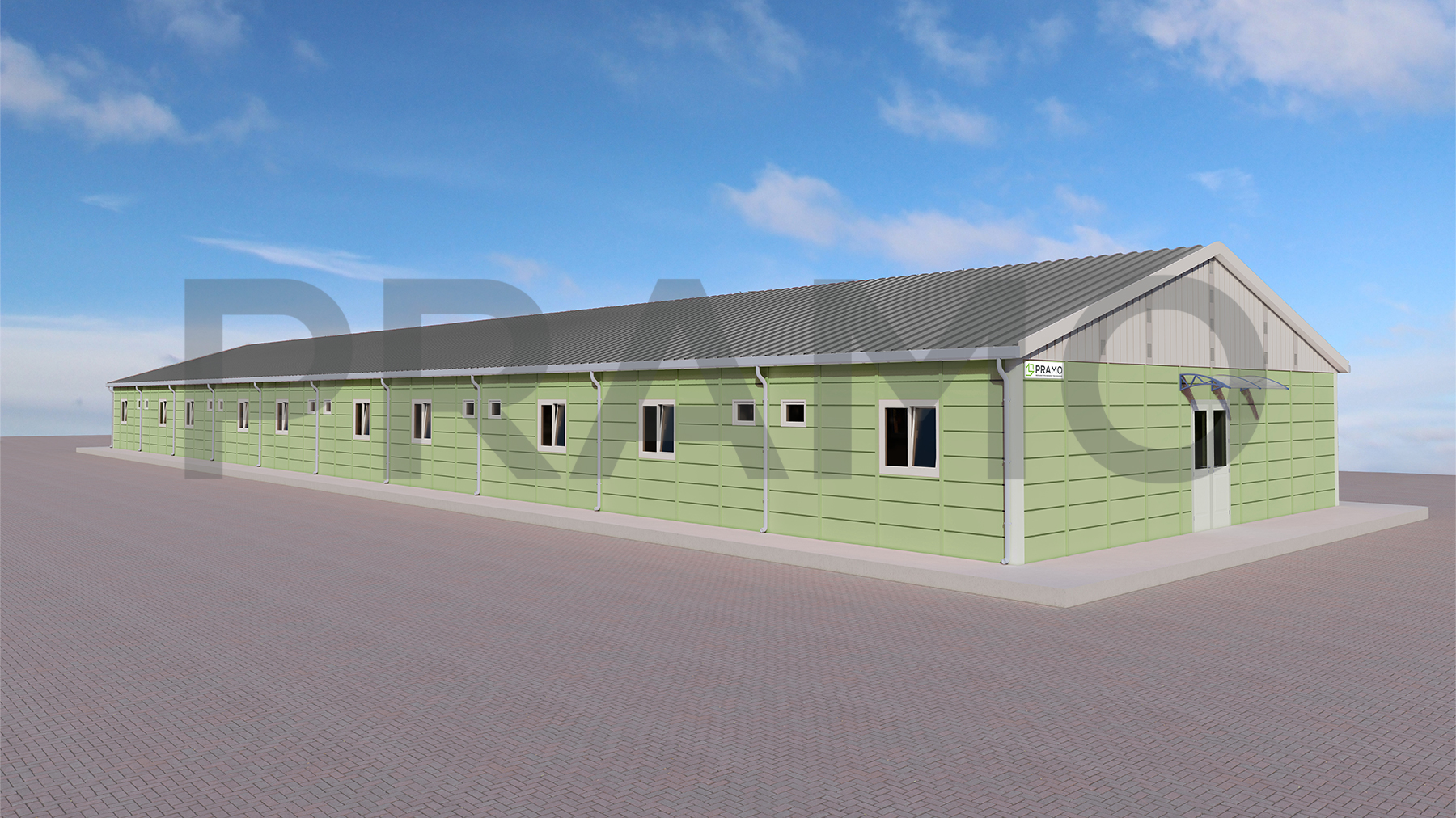 641m² Öğrenci Yatakhaneleri