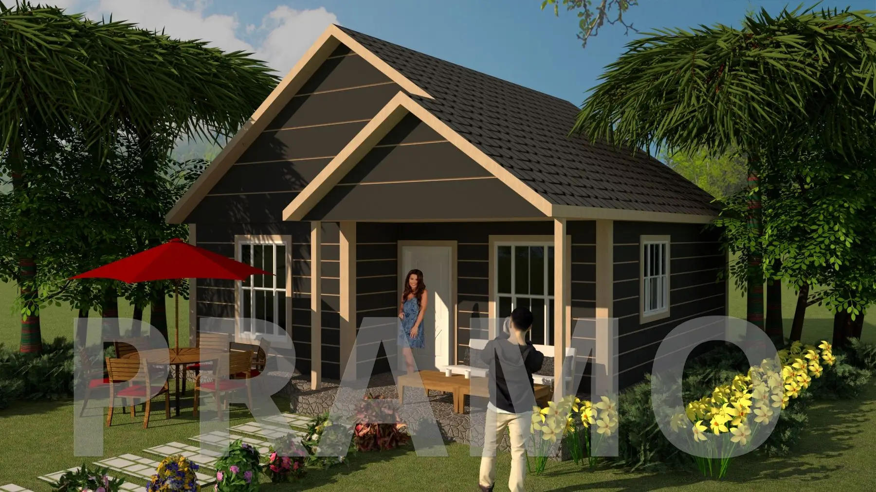 61 M. TEK KATLI ÇELİK KONUT-2